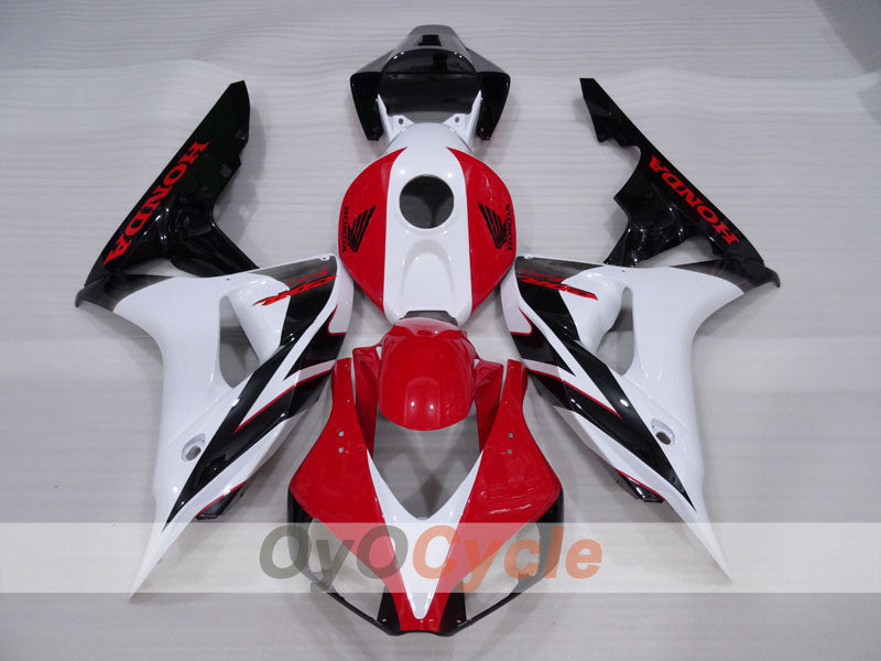 Kit de carenado inyectado para CBR1000RR 06-07 - Rojo, Blanco - Fireblade #OYO87904994
