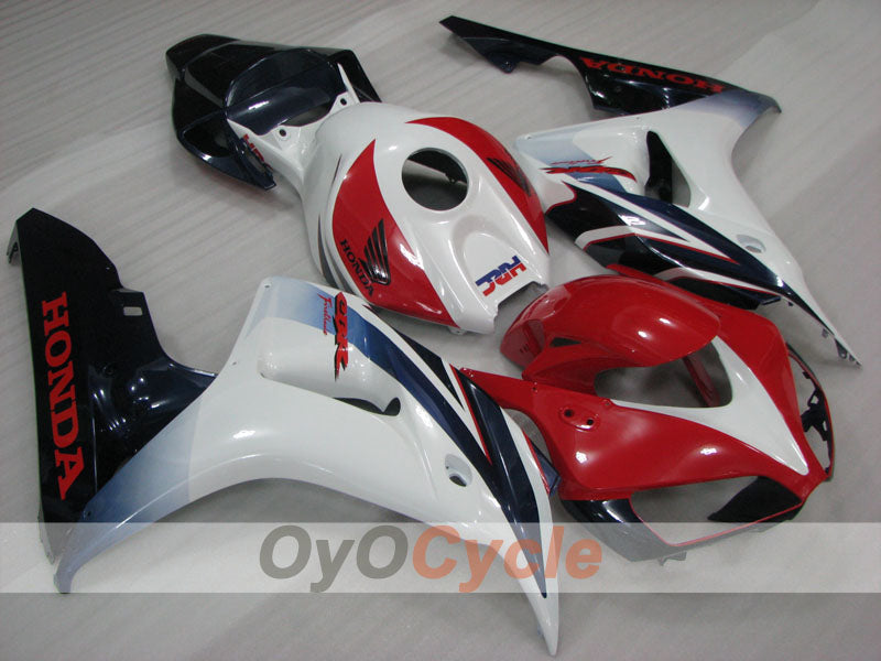 Kit de carenado por inyección para CBR1000RR 06-07 - Rojo, Blanco - Fireblade #OYO87904995