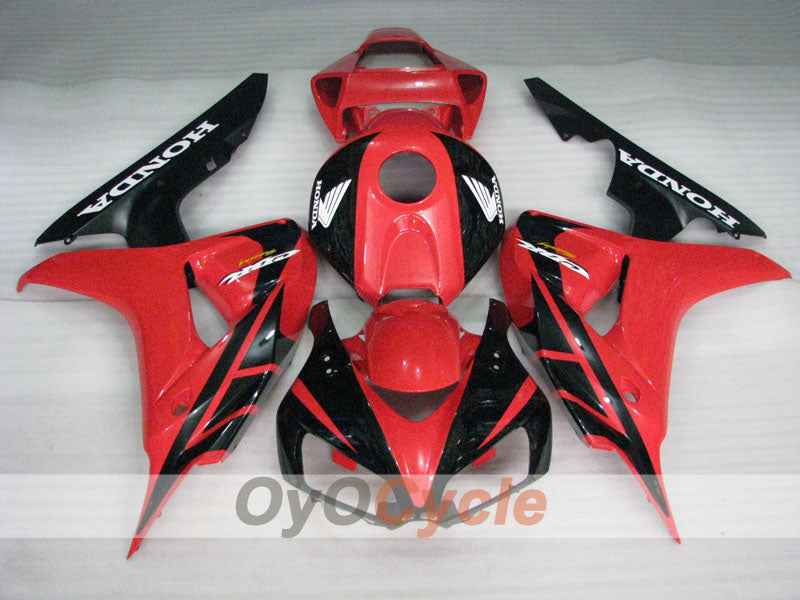 Kit de carenado por inyección para CBR1000RR 06-07 - Rojo, Negro - Fireblade #OYO87904997