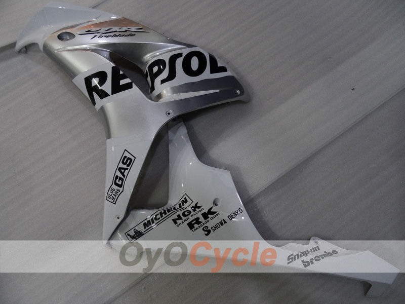 Kit de carenado de inyección para CBR1000RR 06-07 - Blanco, Plateado - Repsol #OYO87905002