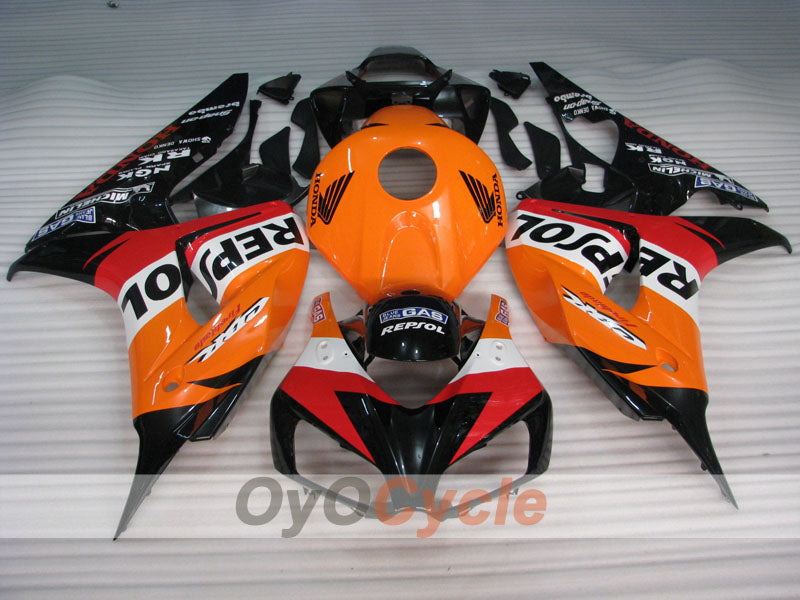 Kit de carenado de inyección para CBR1000RR 06-07 - Naranja, Negro - Repsol #OYO87905003 Imagen secundaria del producto