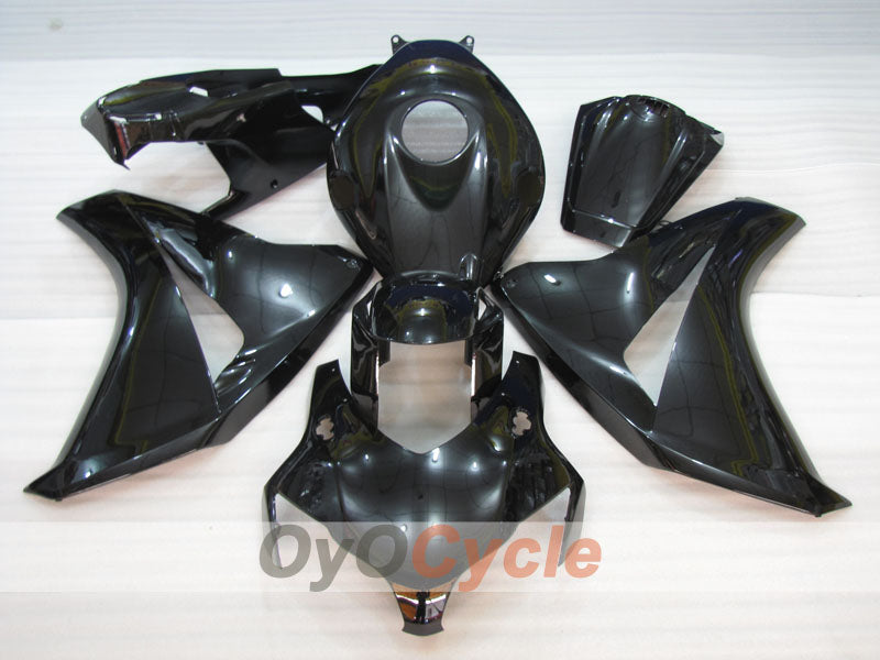 Kit de carenado por inyección para CBR1000RR 08-11 - Negro - Sin pegatinas/calcomanías, estilo de fábrica #OYO87905004