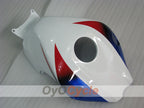 Kit de carenado por inyección para CBR1000RR 08-11 - Rojo, Azul, Blanco - Sin pegatinas/calcomanías, estilo de fábrica #OYO87905008