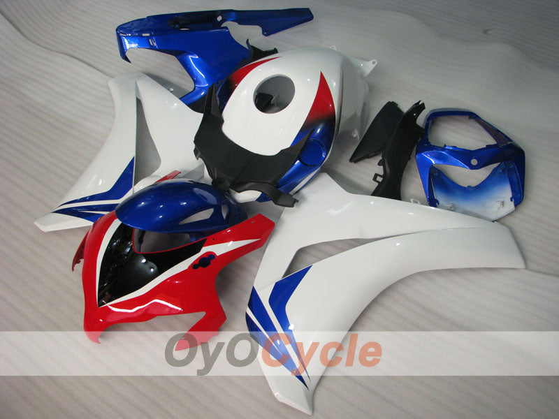 Kit de carenado por inyección para CBR1000RR 08-11 - Rojo, Azul, Blanco - Sin pegatinas/calcomanías, estilo de fábrica #OYO87905008 Imagen principal del producto