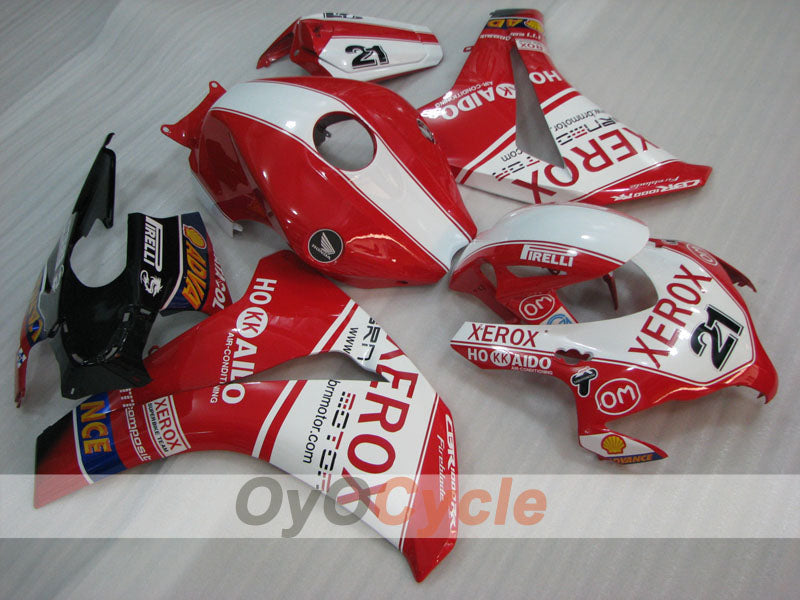 Kit de carenado por inyección para CBR1000RR 08-11 - Rojo, blanco - Xerox #OYO87905012