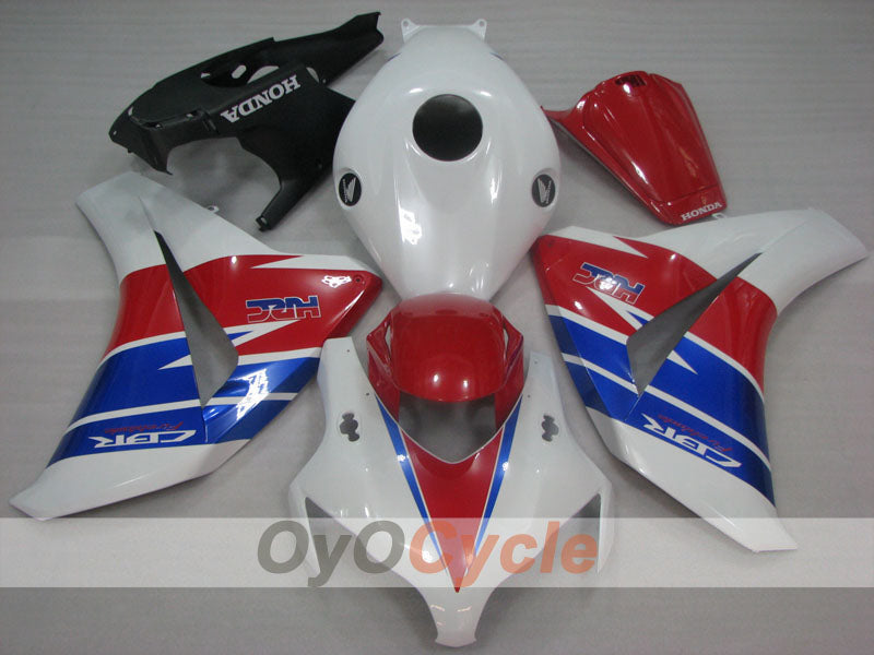 Kit de carenado por inyección para CBR1000RR 08-11 - Rojo, Blanco - HRC #OYO87905014