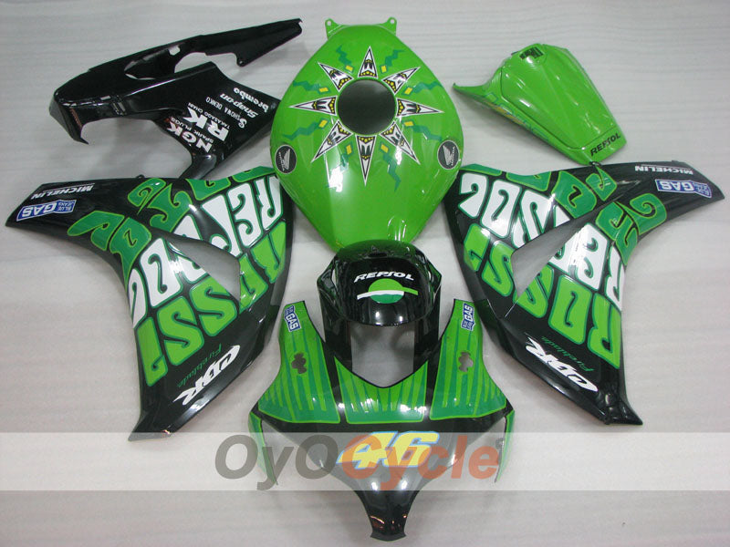 Kit de carenado por inyección para CBR1000RR 08-11 - Verde - Rossi #OYO87905015 Imagen principal del producto