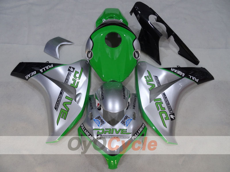 Kit de carenado por inyección para CBR1000RR 08-11 - Verde, Plata - DRIVE #OYO87905016 Imagen principal del producto