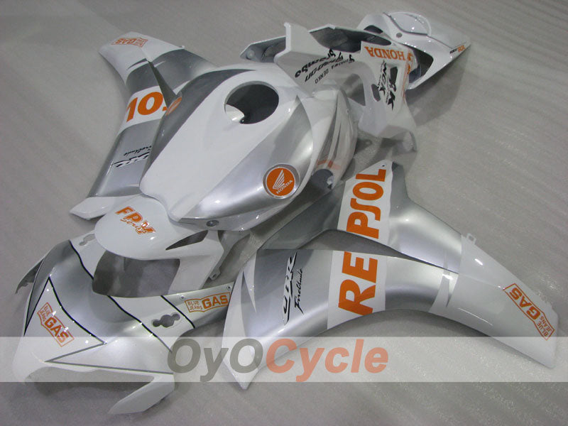 Kit de carenado por inyección para CBR1000RR 08-11 - Blanco, Plata - Repsol #OYO87905020 Imagen principal del producto