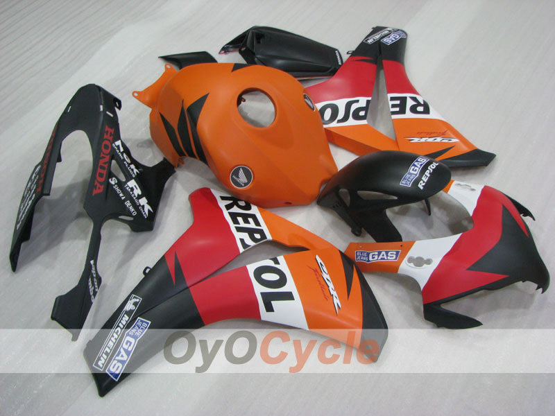 Carenado de inyección para CBR1000RR 08-11 - Rojo, Naranja, Negro - Repsol #OYO87905021 Imagen secundaria del producto