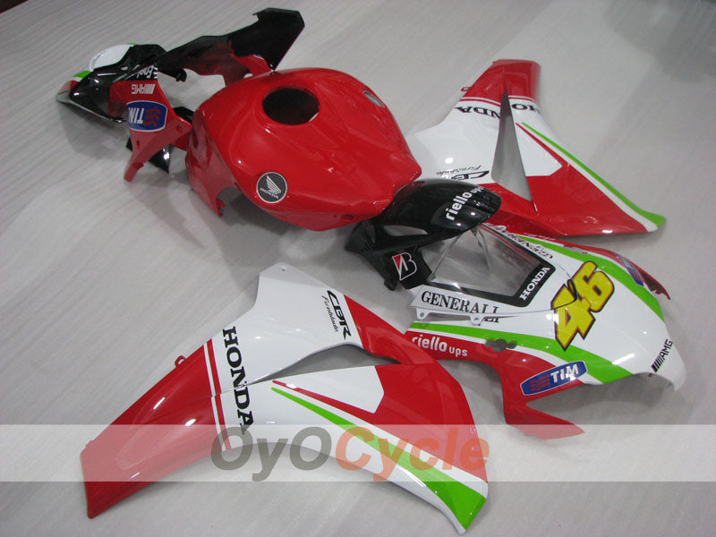 Kit de carenado por inyección para CBR1000RR 08-11 - Rojo, Blanco - Personalizar #OYO87905022