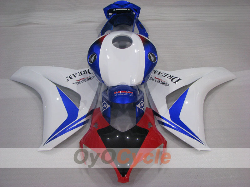 Carenado de inyección para CBR1000RR 08-11 - Rojo, Blanco - Sueño #OYO87905027