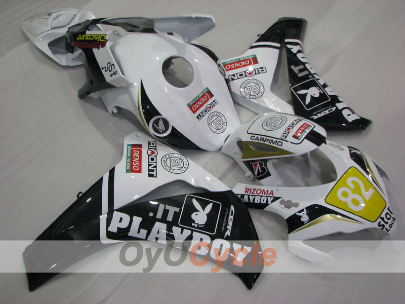 Kit de carenado por inyección para CBR1000RR 08-11 - Blanco, Negro - PlayBoy #OYO87905032 Imagen principal del producto