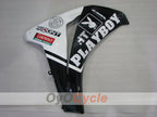 Kit de carenado por inyección para CBR1000RR 08-11 - Blanco, Negro - PlayBoy #OYO87905032