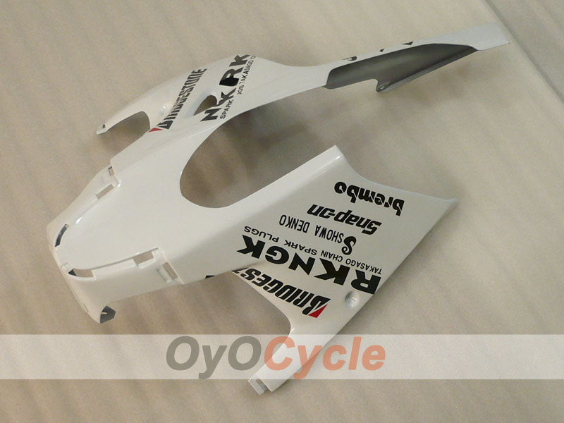 Carenado inyectado para CBR1000RR 08-11 - Azul, Blanco - RK #OYO87905033