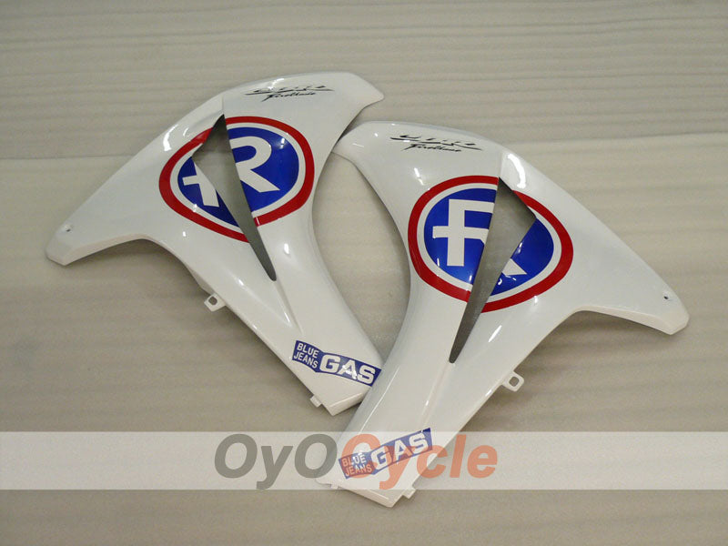 Carenado inyectado para CBR1000RR 08-11 - Azul, Blanco - RK #OYO87905033