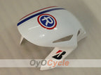 Carenado inyectado para CBR1000RR 08-11 - Azul, Blanco - RK #OYO87905033