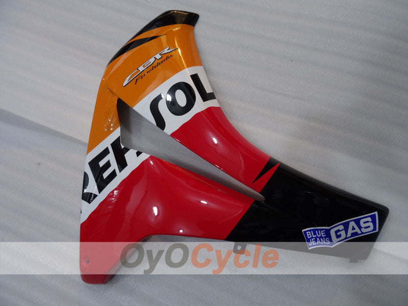 Carenado de inyección para CBR1000RR 08-11 - Naranja, Negro - Repsol #OYO87905034