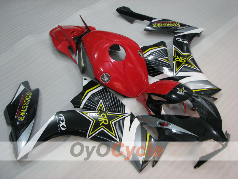 Kit de carenado por inyección para CBR1000RR 12-16 - Rojo, Negro - Rockstar #OYO87905035 Imagen secundaria del producto