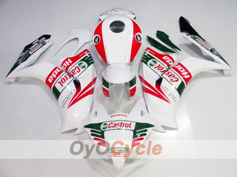 Kit de carenado por inyección para CBR1000RR 12-16 - Rojo, Blanco - Castrol #OYO87905038
