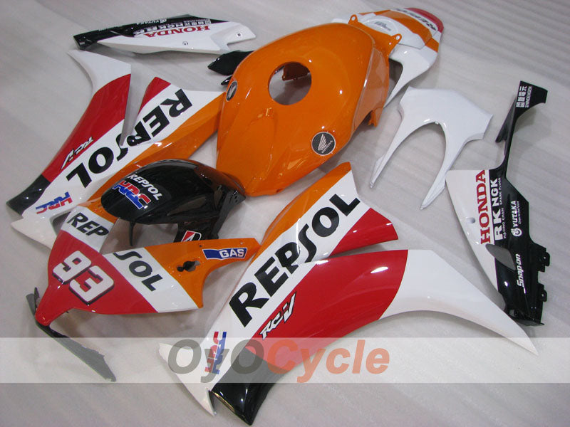 Carenado inyectado para CBR1000RR 12-16 - Naranja, Blanco - Repsol #OYO87905042 Imagen principal del producto