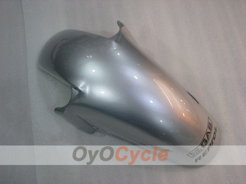 Kit de carenado por inyección para CBR1100XX 96-07 - Blanco, Plateado - Repsol #OYO87905043