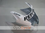 Kit de carenado por inyección para CBR1100XX 96-07 - Blanco, Plateado - Repsol #OYO87905043