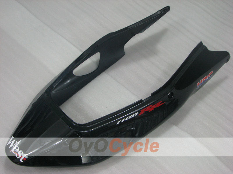 Kit de carenado por inyección para CBR1100XX 96-07 - Negro - Oeste #OYO87905044