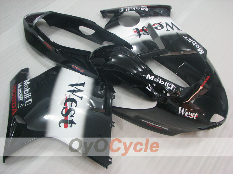 Kit de carenado por inyección para CBR1100XX 96-07 - Negro - Oeste #OYO87905044