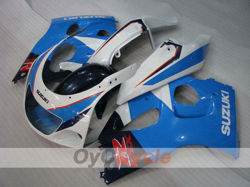 Kit de carenado para Suzuki GSXR750 96-99 - Azul, blanco - Estilo de fábrica #OYO87905065