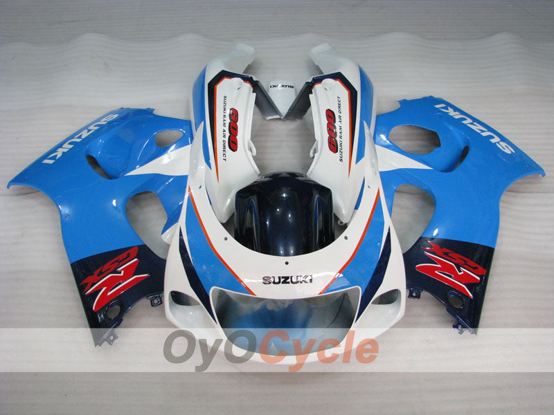 Carenado para Suzuki GSXR600 97-00 - Azul, Blanco - Estilo de fábrica #OYO87905051