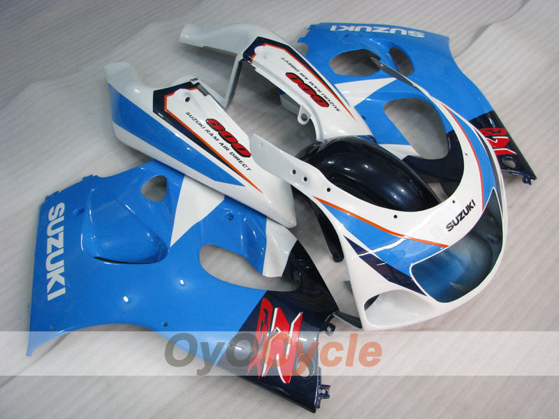Carenado para Suzuki GSXR600 97-00 - Azul, Blanco - Estilo de fábrica #OYO87905051