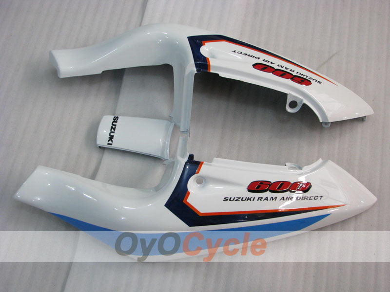 Carenado para Suzuki GSXR600 97-00 - Azul, Blanco - Estilo de fábrica #OYO87905051