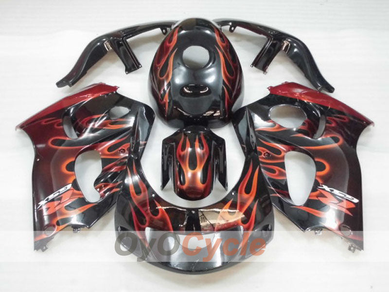 Kit de carenado para Suzuki GSXR600 97-00 - Negro - Llama #OYO87905054 Imagen secundaria del producto
