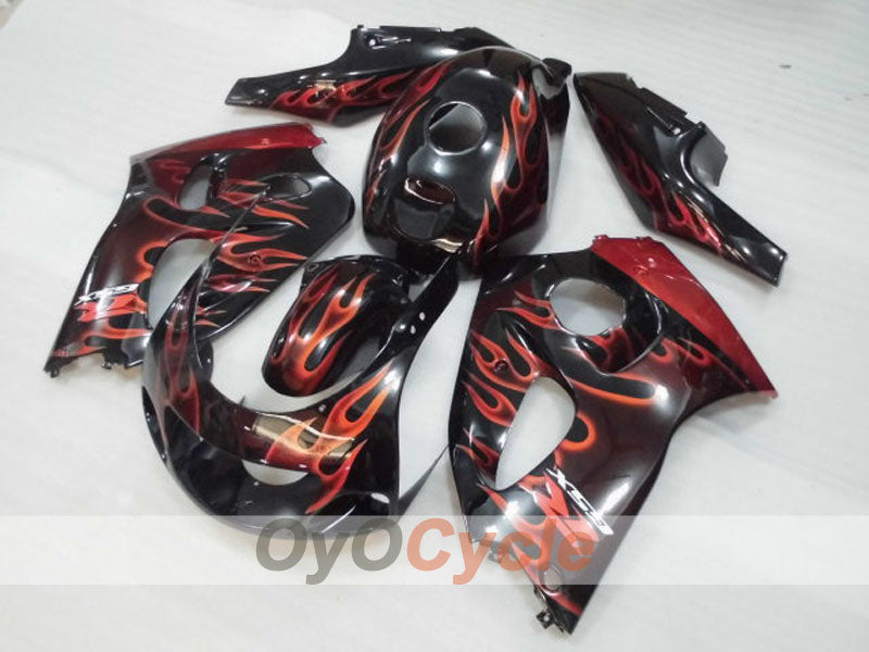 Kit de carenado para Suzuki GSXR600 97-00 - Negro - Llama #OYO87905054