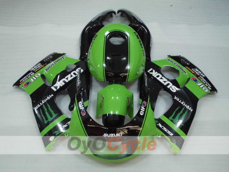 Carenado para Suzuki GSXR600 97-00 - Verde, Negro - Personalizar #OYO87905055 Imagen secundaria del producto