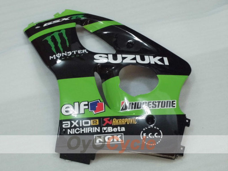 Carenado para Suzuki GSXR600 97-00 - Verde, Negro - Personalizar #OYO87905055
