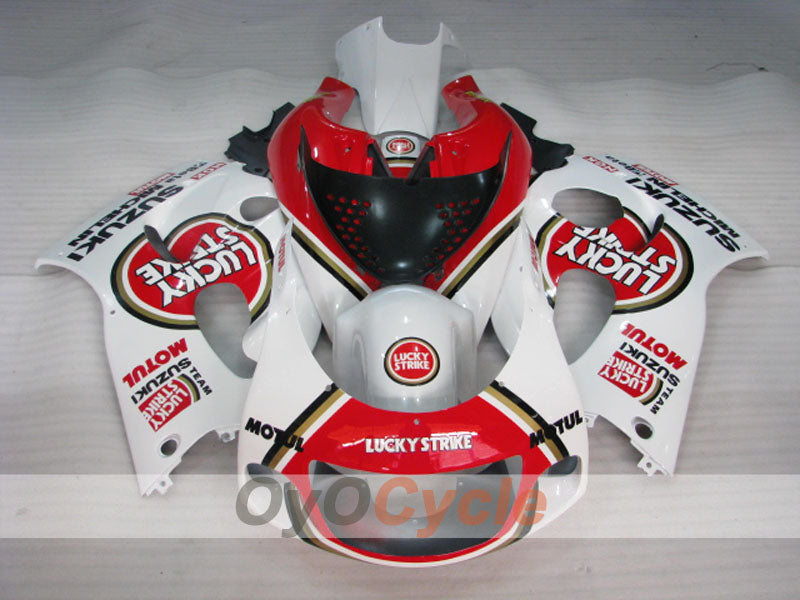 Kit de carenado para Suzuki GSXR600 97-00 - Rojo, Blanco - Lucky Strike #OYO87905056 Imagen secundaria del producto