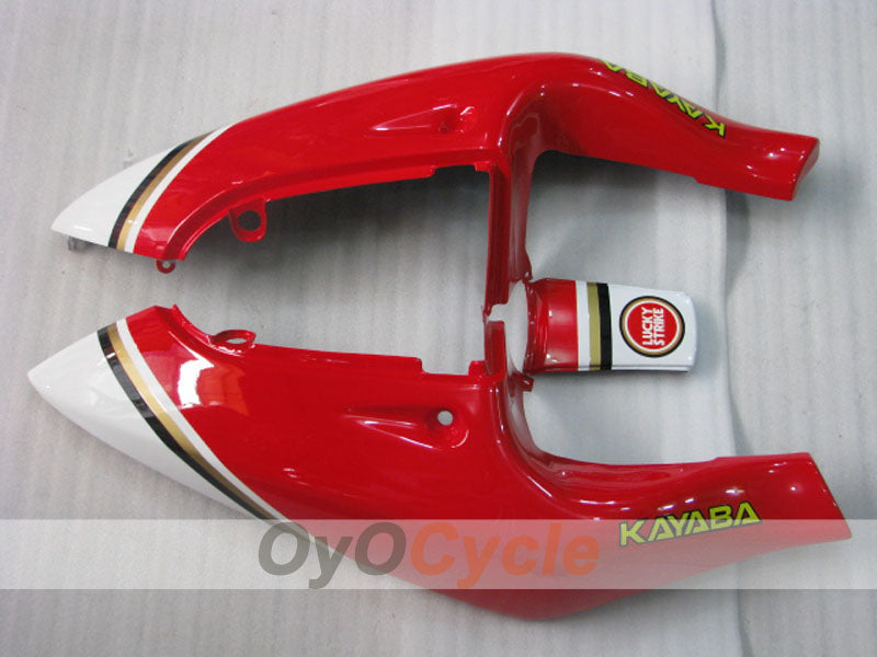Kit de carenado para Suzuki GSXR600 97-00 - Rojo, Blanco - Lucky Strike #OYO87905056