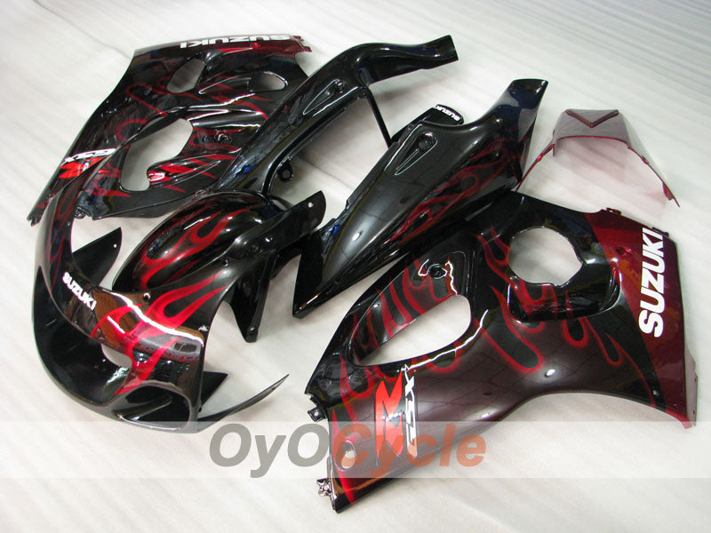 Kit de carenado para Suzuki GSXR600 97-00 - Negro - Llama #OYO87905057