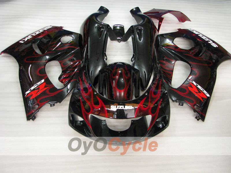 Kit de carenado para Suzuki GSXR600 97-00 - Negro - Llama #OYO87905057 Imagen secundaria del producto