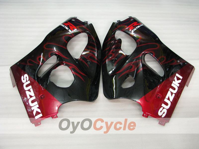 Kit de carenado para Suzuki GSXR600 97-00 - Negro - Llama #OYO87905057