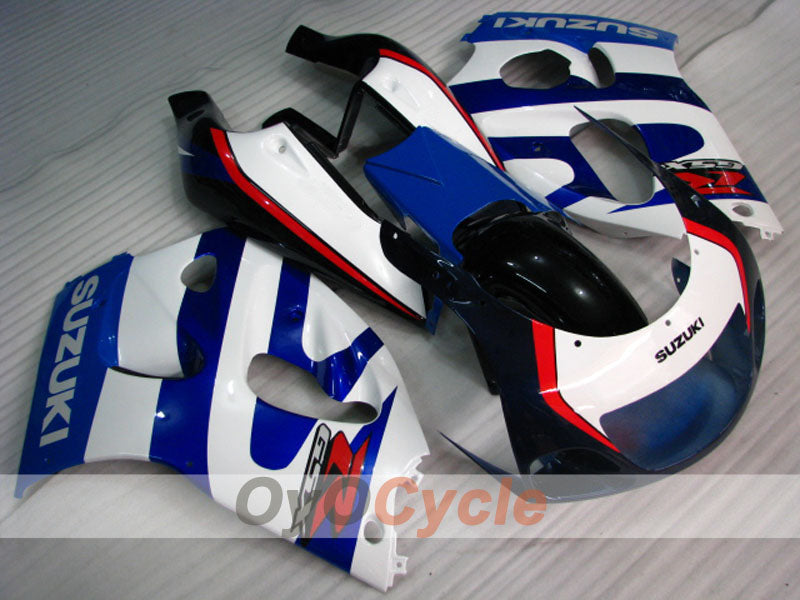 Carenado completo para Suzuki GSXR750 96-99 - Azul, Blanco - Estilo de fábrica #OYO87905073 Imagen principal del producto