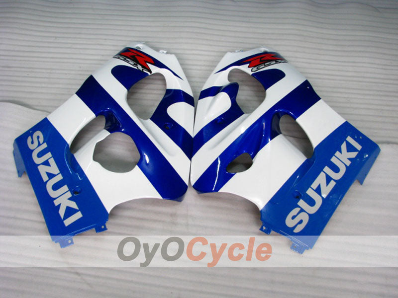 Carenado completo para Suzuki GSXR750 96-99 - Azul, Blanco - Estilo de fábrica #OYO87905073