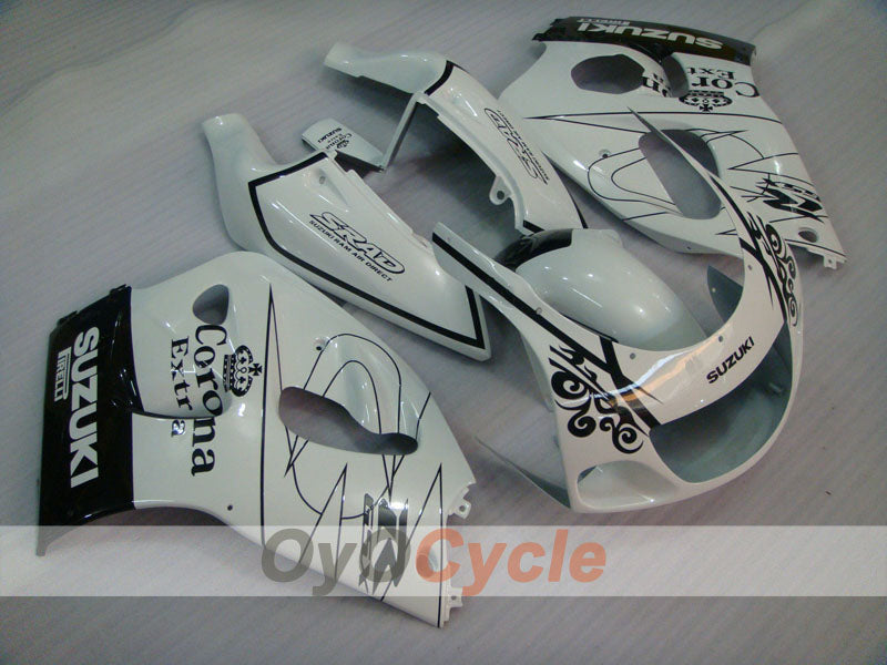 Kit de carenado para Suzuki GSXR600 97-00 - Blanco, Negro - Corona #OYO87905062 Imagen principal del producto