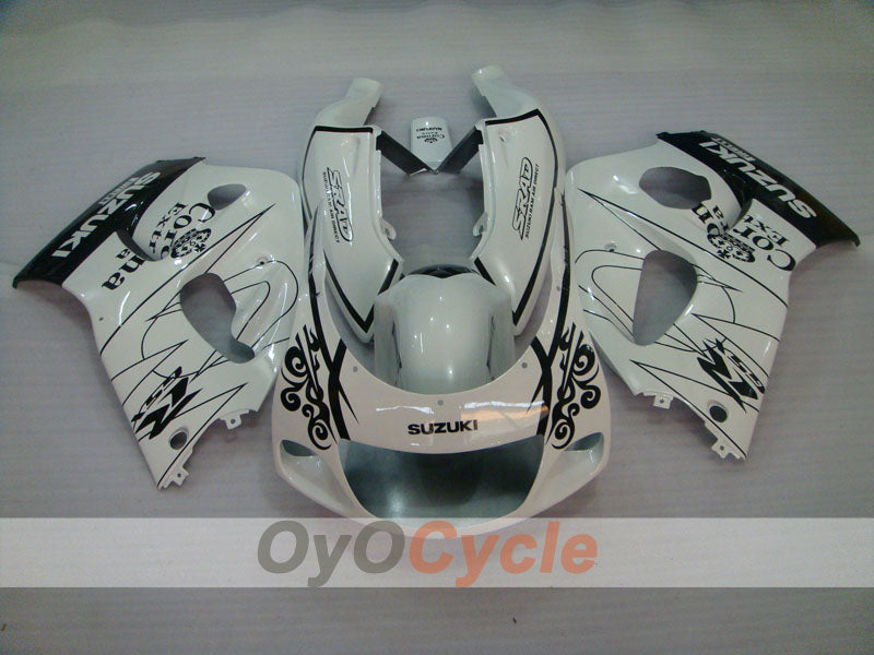 Kit de carenado para Suzuki GSXR600 97-00 - Blanco, Negro - Corona #OYO87905062 Imagen secundaria del producto