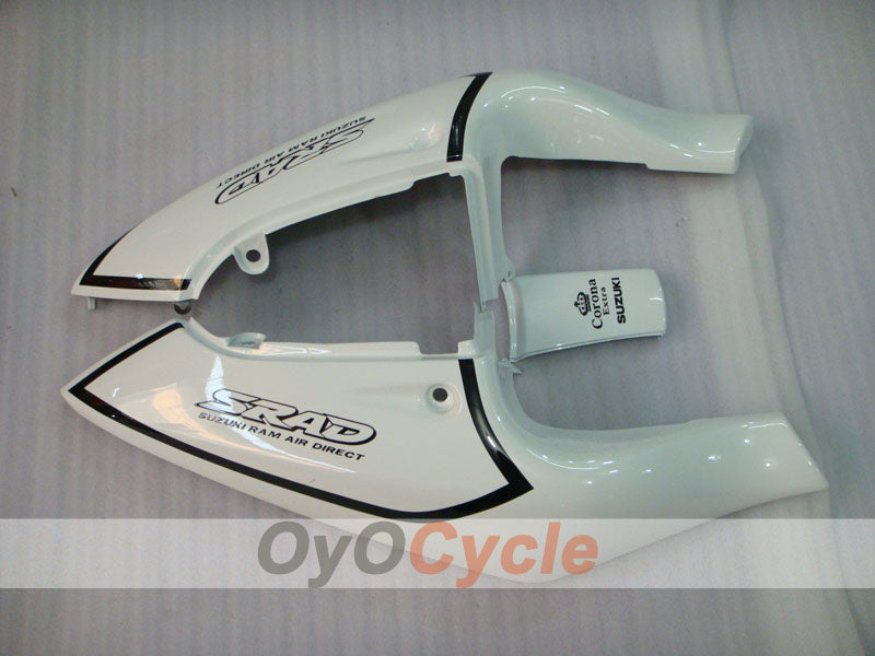 Kit de carenado para Suzuki GSXR600 97-00 - Blanco, Negro - Corona #OYO87905062
