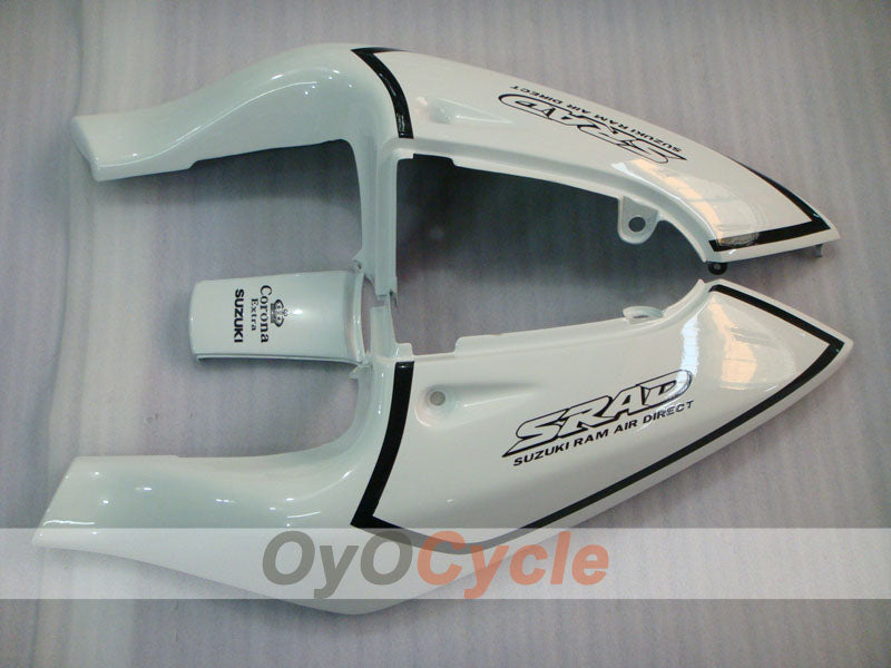 Kit de carenado para Suzuki GSXR600 97-00 - Blanco, Negro - Corona #OYO87905062