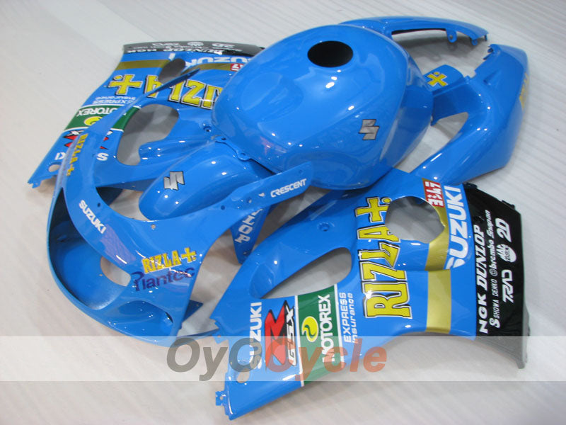 Kit de carenado para Suzuki GSXR750 96-99 - Azul, Negro - MOTUL, Rizla+ #OYO87905077