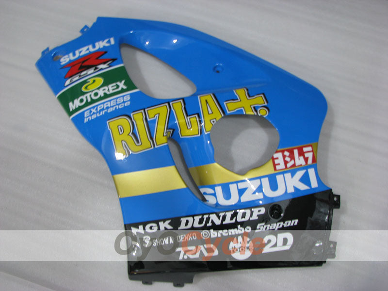 Kit de carenado para Suzuki GSXR750 96-99 - Azul, Negro - MOTUL, Rizla+ #OYO87905077